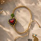Pulsera corazón Morada - Miniatura 1