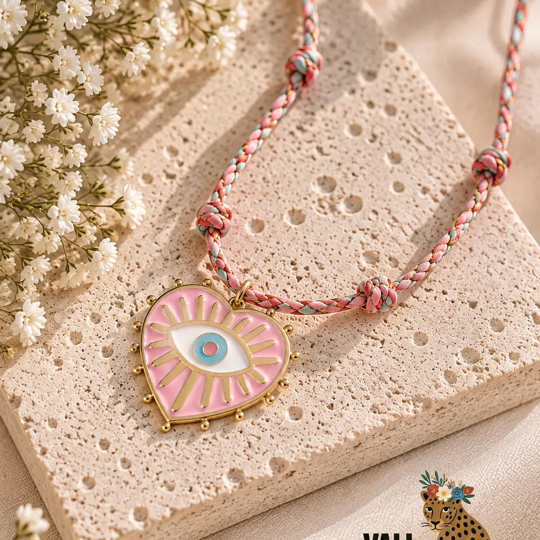 Collar protección ajustable rosa 1