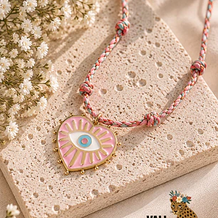 Collar protección ajustable rosa