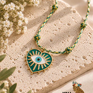 Collar protección ajustable verde