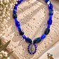 Medalla piedras Virgen azul - Miniatura 1