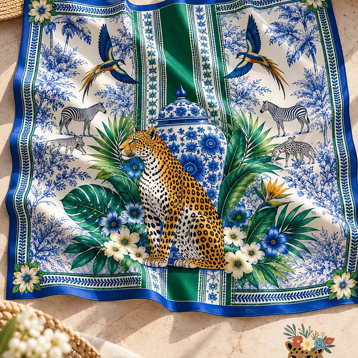 Pañuelo valiente azul  2