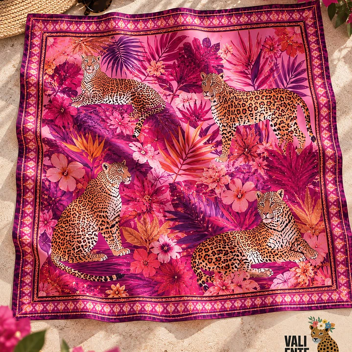 Pañuelo Valiente fucsia 2