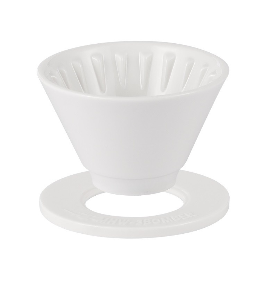 Dripper/gotero Kalita Para Café - Cerámica Blanca