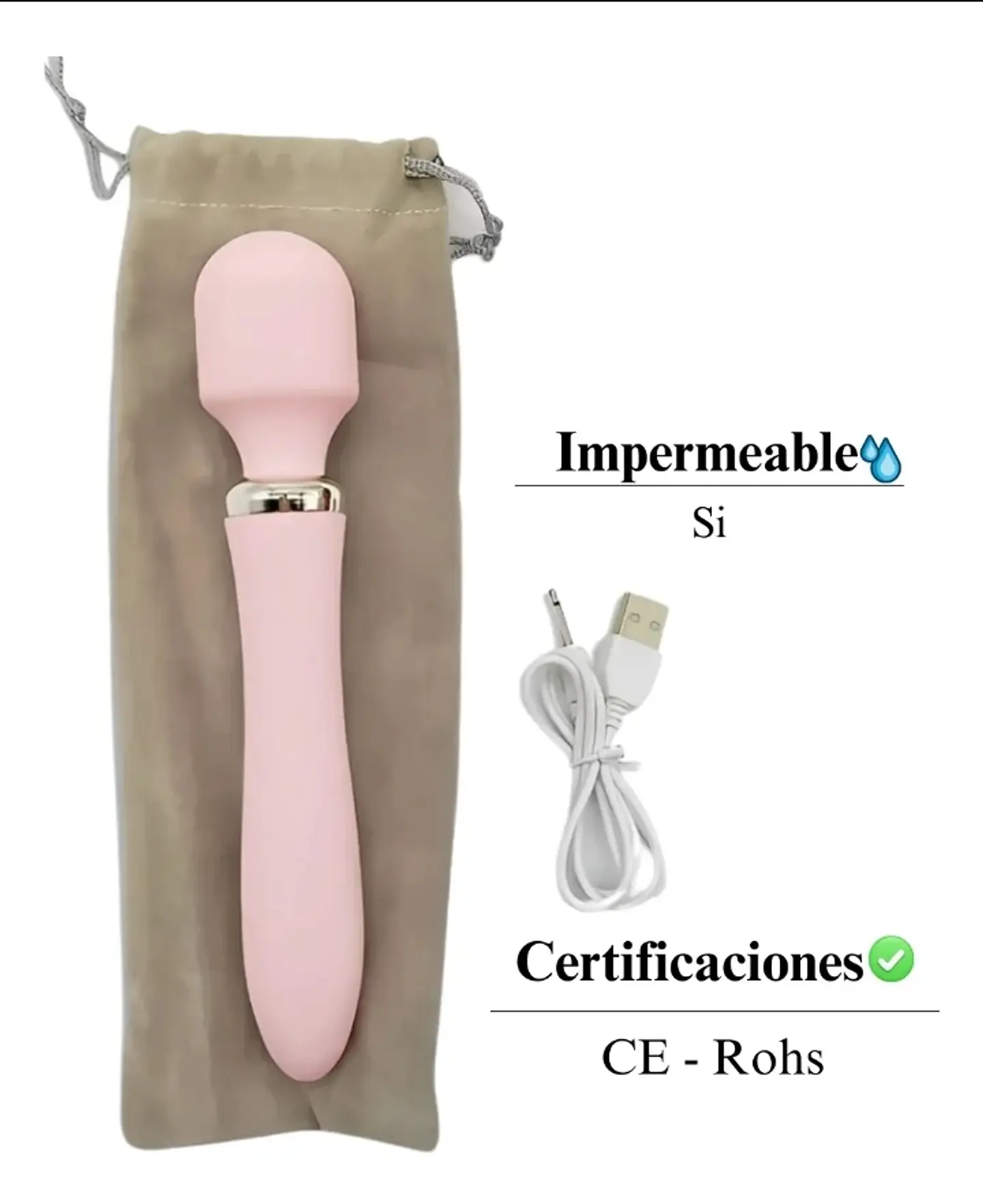 Doble Estimulación Total – Vibrador de Doble Cabezal con Calor y Rotación 360° 6