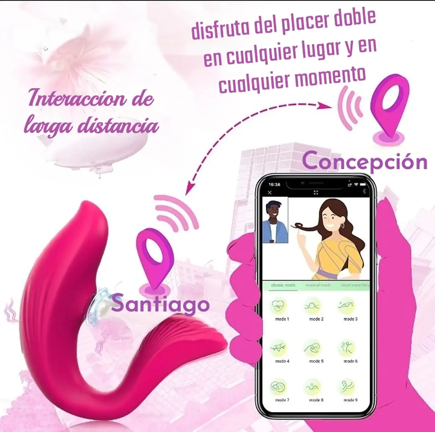 Triple Placer en 1 – Succión, Estimulación Interna y Control desde App 6