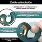 Triple Placer en 1 – Succión + Vibración + Estimulación Punto G - Miniatura 3