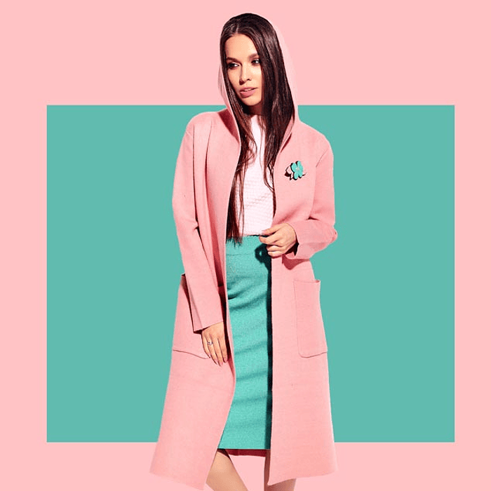 Pink coat 1