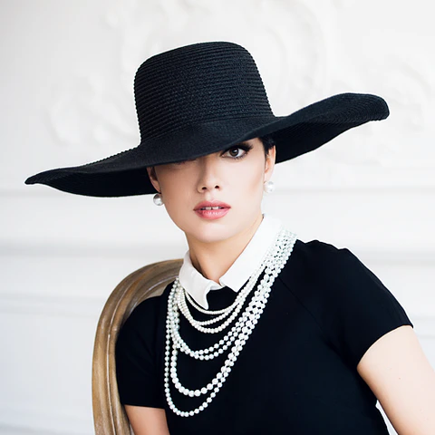 Floppy Black Sun Hat