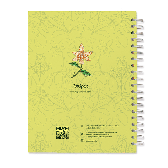 Cuaderno Multi Materias Orquídeas ECO