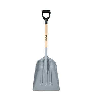 Pala sanitaria cabeza plástica, puño "Y", mango 27"