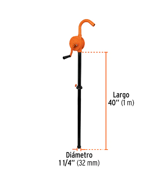 Bomba extractora de aceites con manivela BOMEX-25 - 