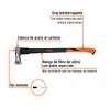 Hacha para rajar madera 4.5 lb, mango fibra de vidrio 34