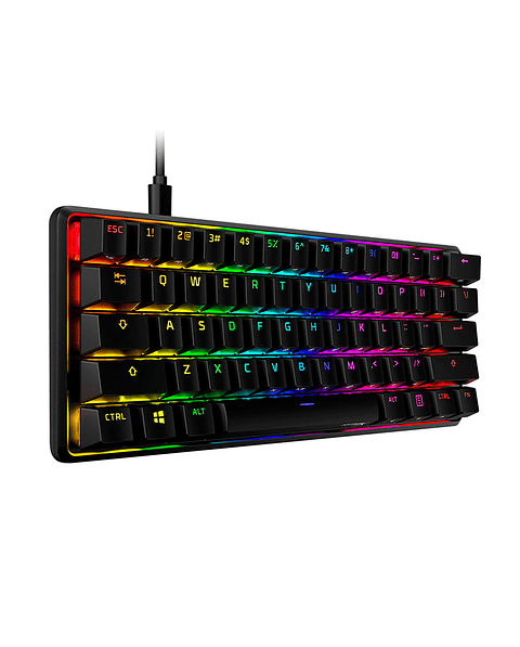 Teclado Mécanico Gamer HyperX Alloy Origins RGB 60 RED