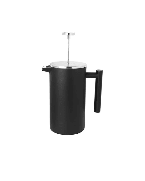 Cafetera Prensa Francesa Simple Cook Bolonia Negra 1 litro
