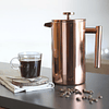 Cafetera Prensa Francesa Simple Cook Bolonia Cobre 1L