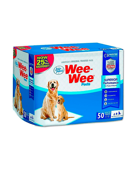 Sabanillas para perros Wee Wee 50 unidades 57 x 58 cm