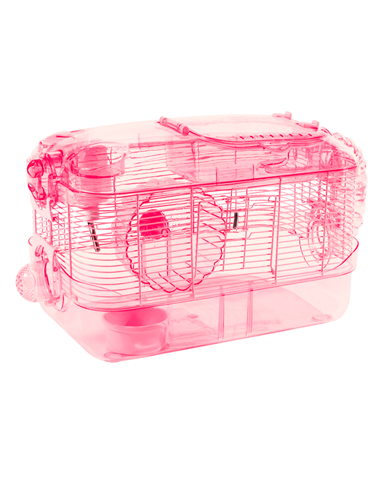 Jaula para Hamster Kaytee 1 nivel Pink Habitat