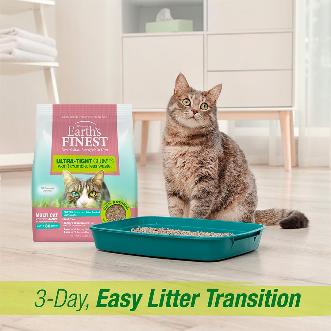 Arena Para Gatos Earth´s Finest Compostable Extraduración  3