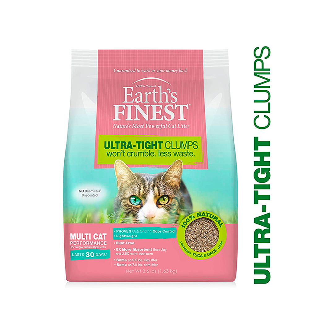 Arena Para Gatos Earth´s Finest Compostable Extraduración  1