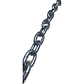 Cadena Eslabon corto De Acero 3,2 mm Multiusos 1 metro  - Miniatura 3