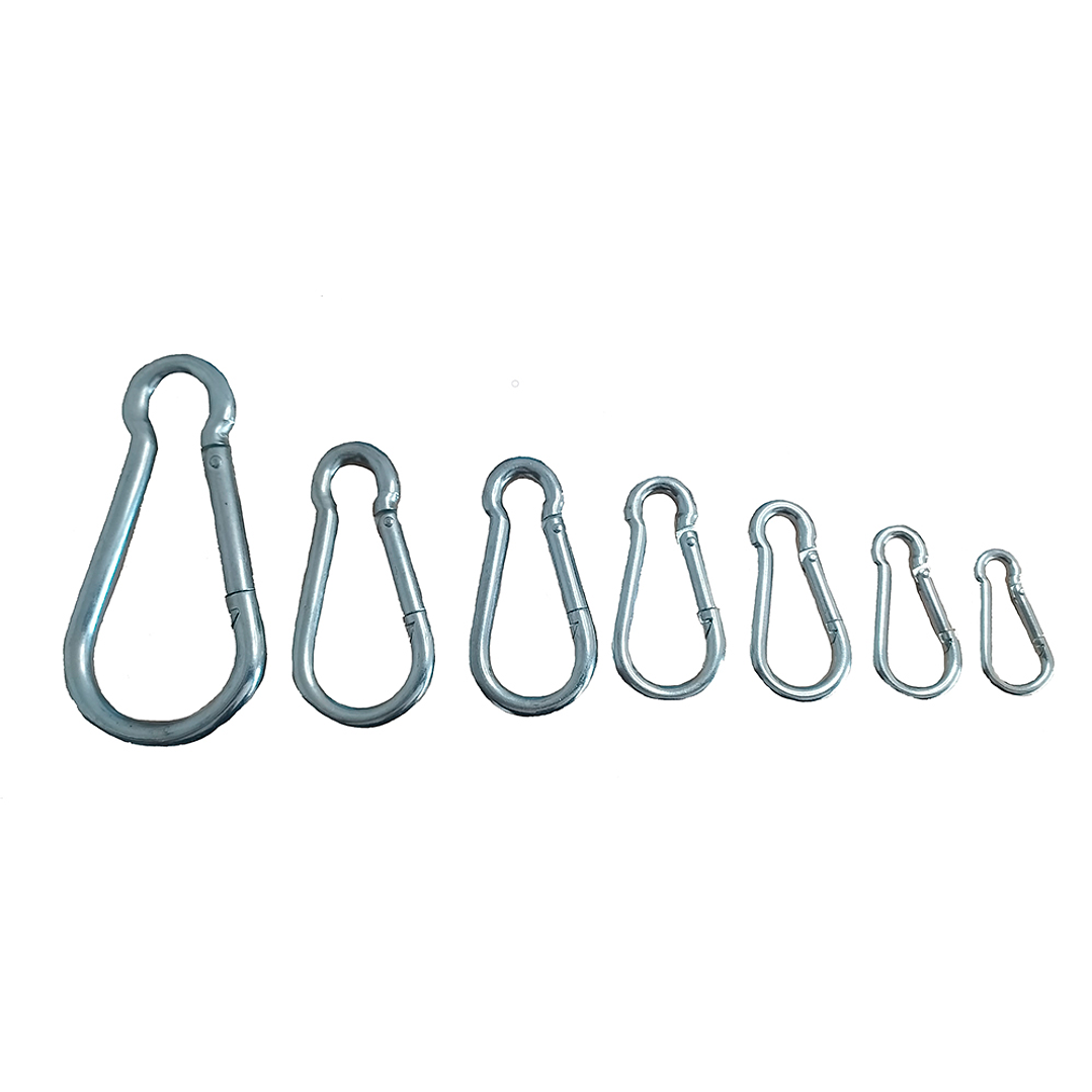 Mosquetón sin Argolla Acero galvanizado 8 X 80MM PACK 10 UN 4