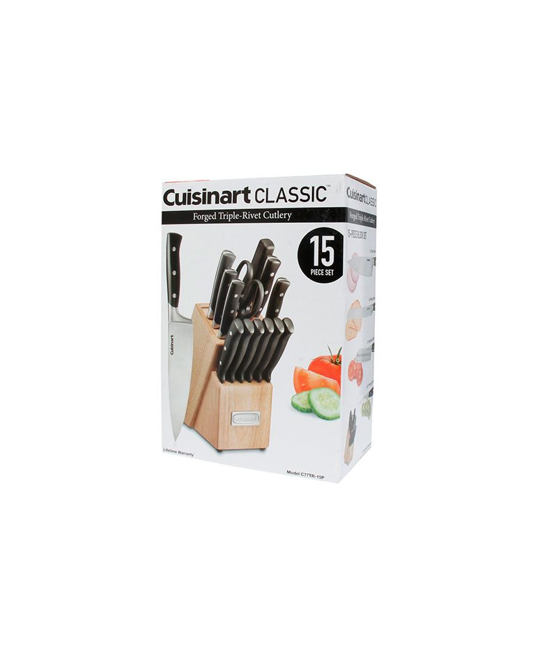 CUISINART Set De Cuchillos Cuisinart Madera 14 Piezas C55w-14pcb