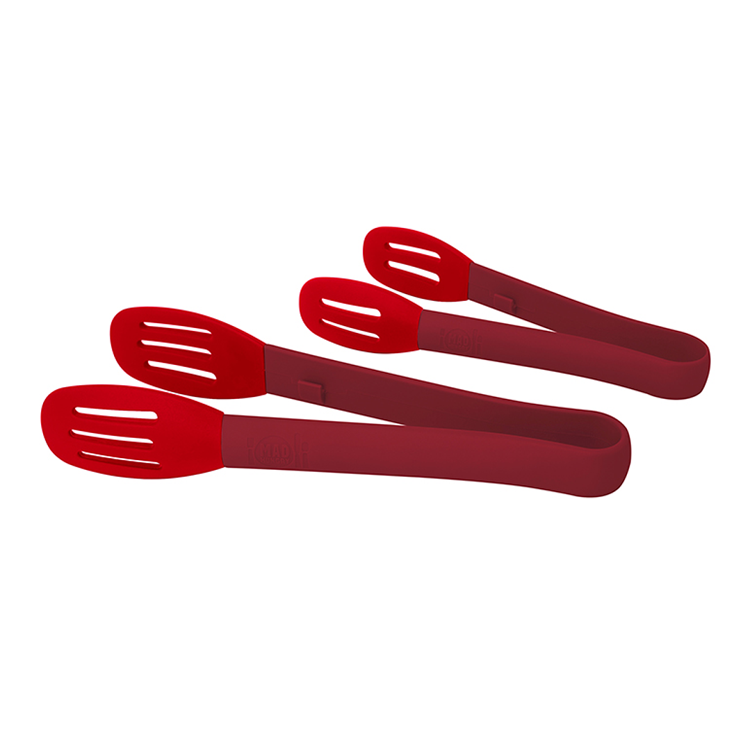 Set de 2 pinzas de silicona Mad Hungry Rojo 1