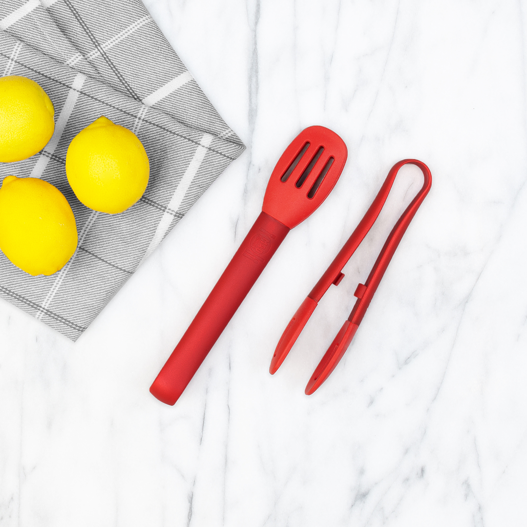 Set de 2 pinzas de silicona Mad Hungry Rojo 2