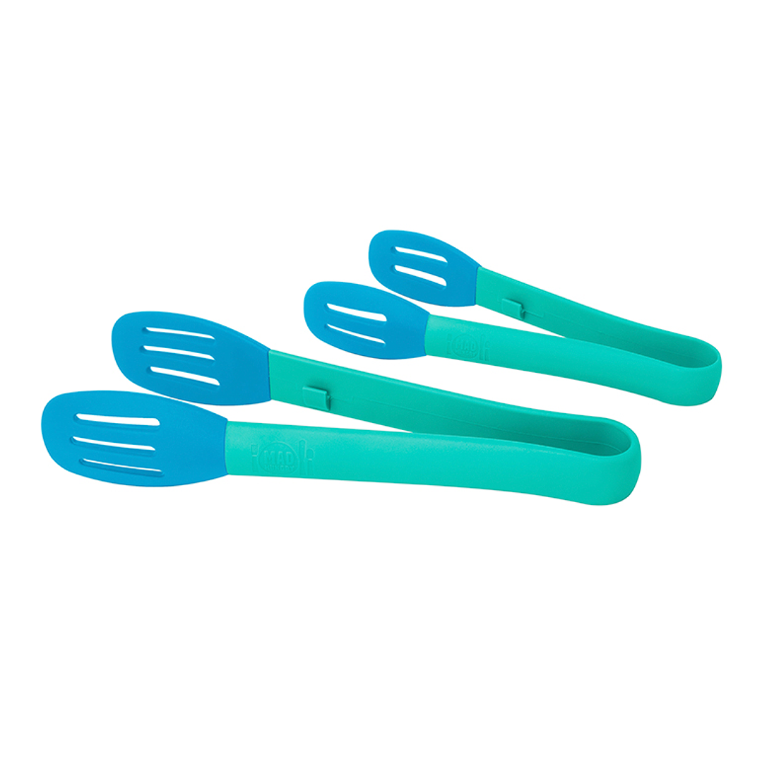 Set de 2 pinzas de silicona Mad Hungry Celeste 1