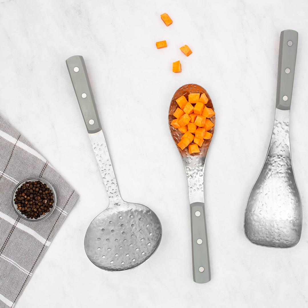 Set de utensilios Mad Hungry acero inoxidable 3 piezas  2