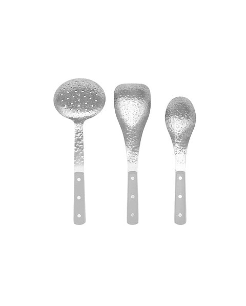 Set de utensilios Mad Hungry acero inoxidable 3 piezas 