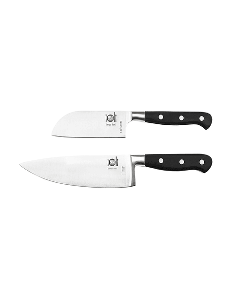 Set de cuchillos Mad Hungry 2 piezas acero alemán Negro