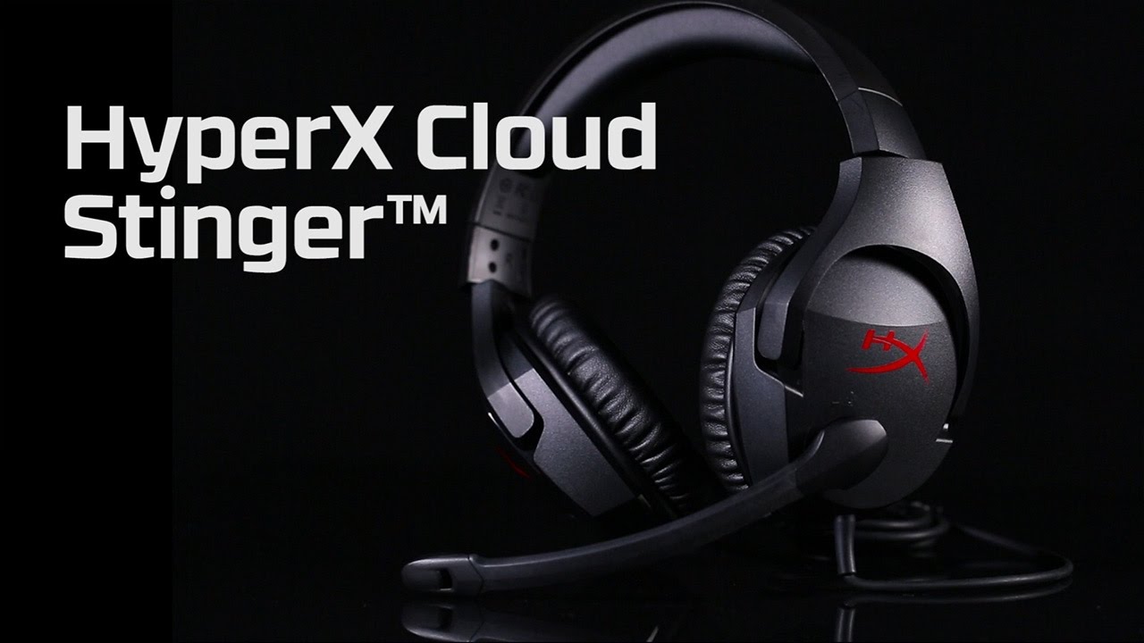 Audífonos cómodos para videojuegos - HyperX Cloud Stinger
