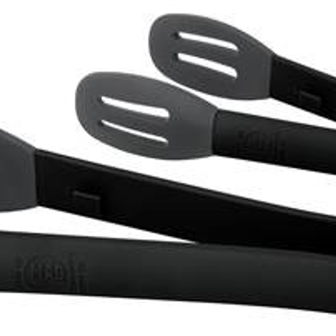 Set de 2 pinzas de silicona Mad Hungry Negro 1