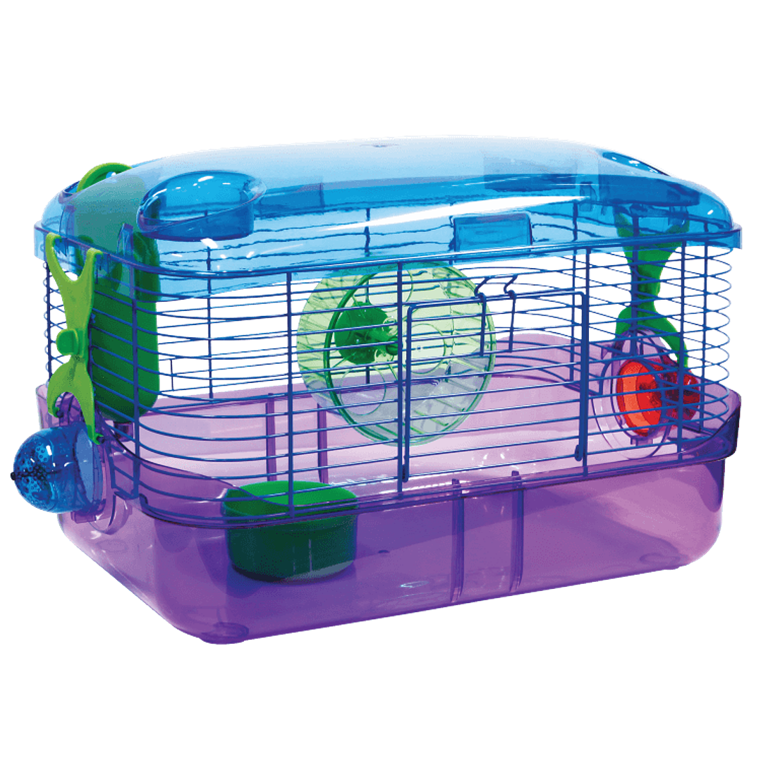 Combo Kaytee Jaula Lighted Habitat + Kit Loop D Loop + Ball Mini Moon 2