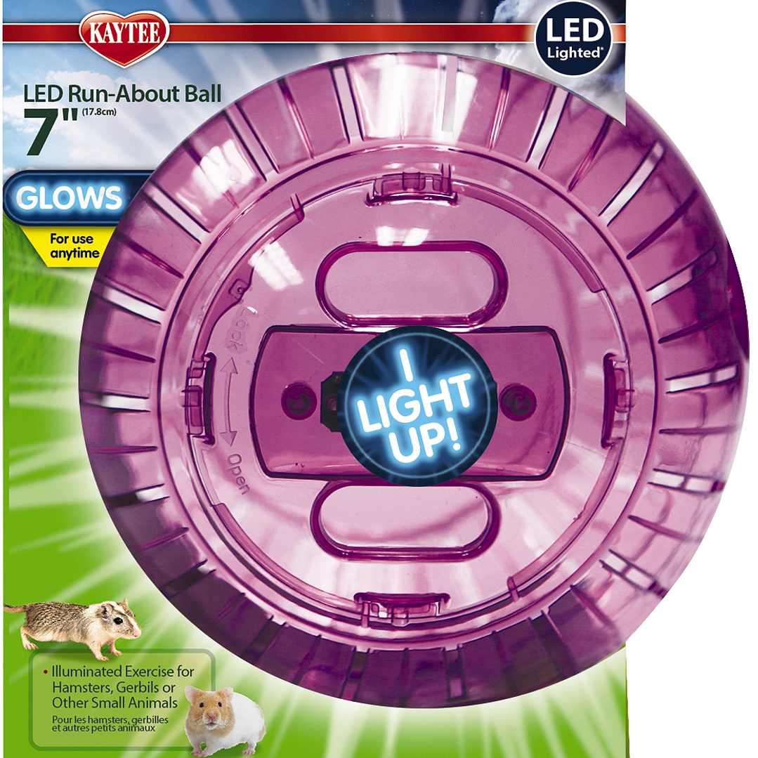 Combo Kaytee Jaula Lighted + Dispensador de comida + Ball Led Light 6