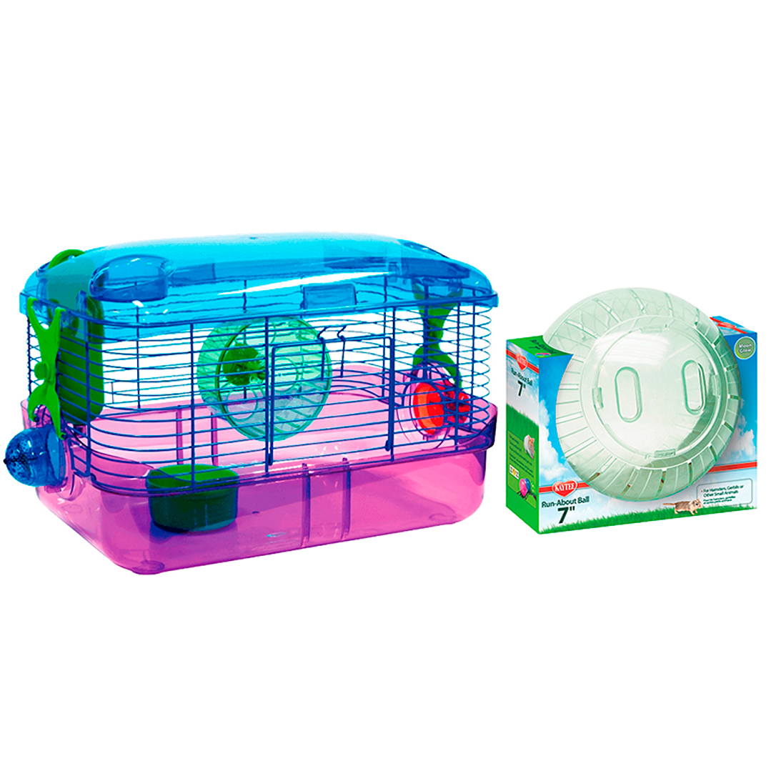 Combo Kaytee Jaula Lighted + Ball Moon 7