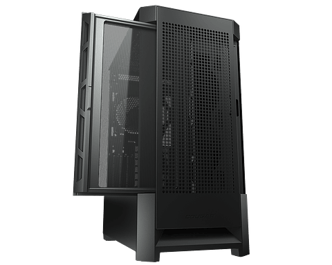 Gabinete Gamer Cougar Airface Black 1 ventilador incluido