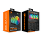 Pack 3 Ventiladores Cougar Vortex ARGB VX120 - Miniatura 1