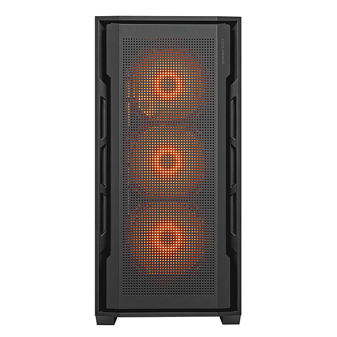 Gabinete Gamer Cougar UNIFACE RGB Black 4 ventiladores ARGB incluidos