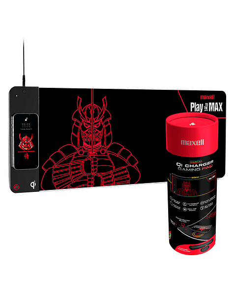 Mousepad Gamer Maxell Qi Charger RGB 80x30 cm