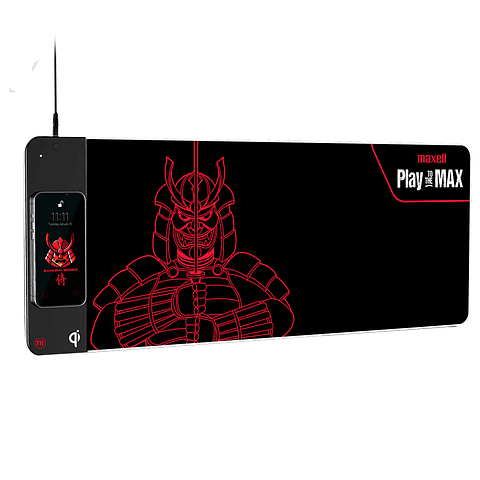 Mousepad Gamer Maxell Qi Charger RGB 80x30 cm