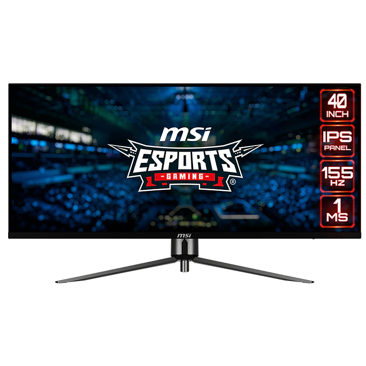 Monitor Gamer MSI 40” UWQHD 155HZ 1MS MAG401QR 1