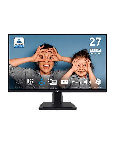 Monitor MSI 27” FHD 100HZ 1ms Certificación TÜV EyesErgo PRO MP275