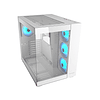 Gabinete gamer Cougar FV150 RGB white 4 ventiladores ARGB