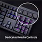 Teclado Mecánico Gaming Hyperx Alloy RISE Switch Red Lineal Usb-c LATAM - Miniatura 6