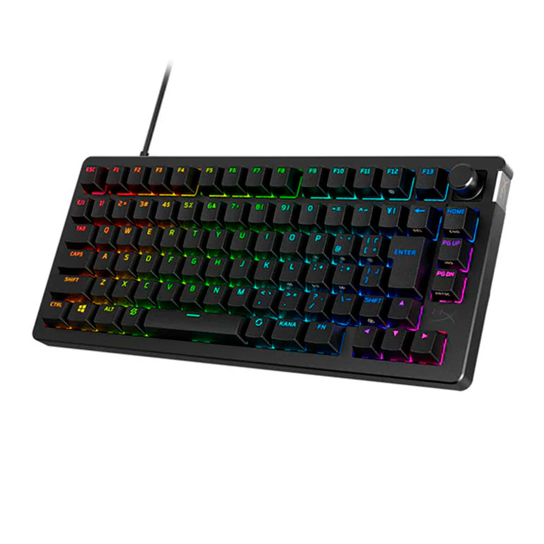 Teclado Mecánico Gaming Hyperx Alloy RISE 75 Switch Red Lineal Usb-c LATAM 1