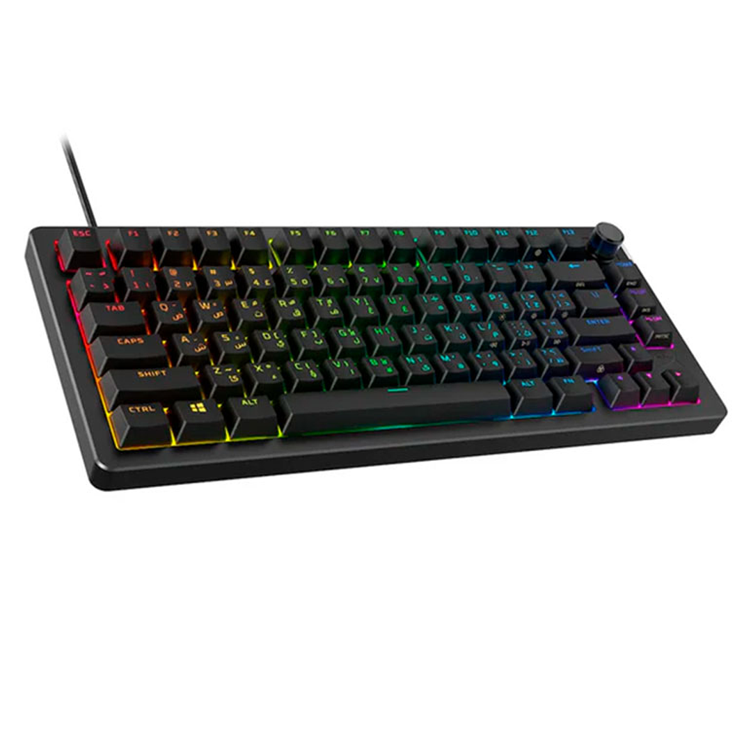 Teclado Mecánico Gaming Hyperx Alloy RISE 75 Switch Red Lineal Usb-c LATAM 4