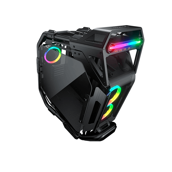 Gabinete Gamer Cougar Cratus 3 ventiladores ARGB incluidos 4